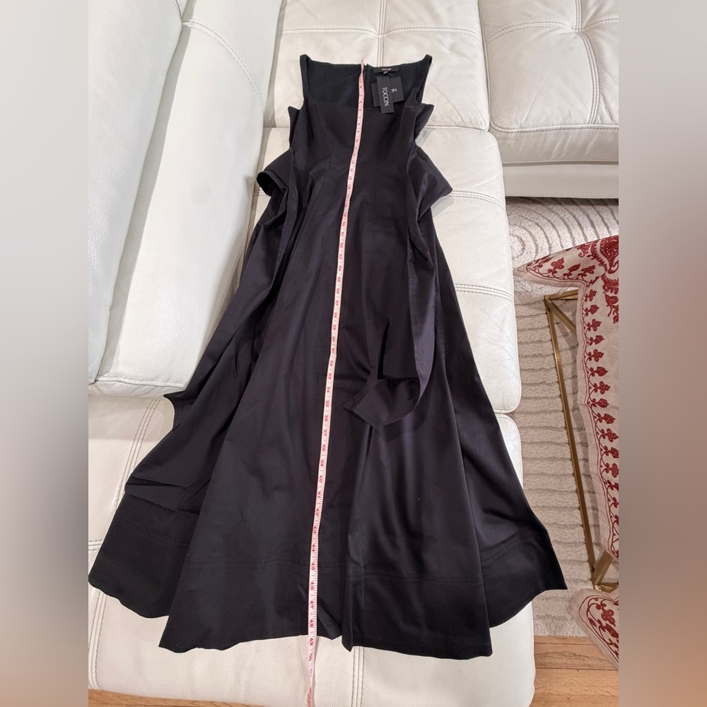 NWT TOCCIN Cady Tie Front Corset Midi Dress in sz. 0 - Picture 13 of 17